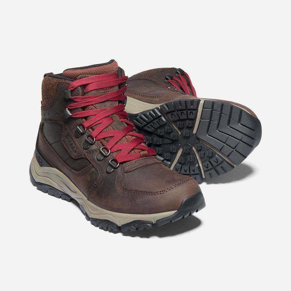 Keen Outdoor Bot Kadın Kırmızı/Kahverengi - Innate Deri Waterproof - Türkiye WJOX35047